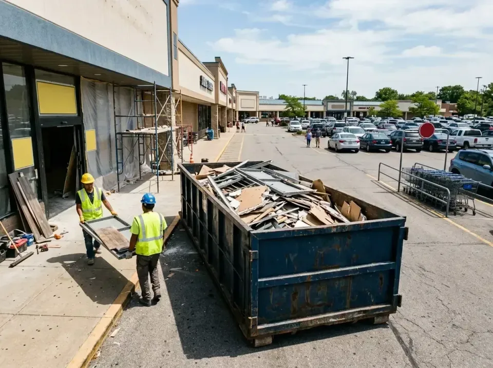 retail-store-renovation-debris-003 — frequently asked questions, Roll-off Dumpster Rentals in Heber Springs, AR